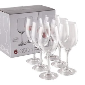 Set de Copas de Vino de Cristal (6 unidades)